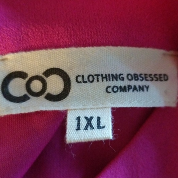 2X Fuschia Pink Dress NWT - Picture 2 of 7